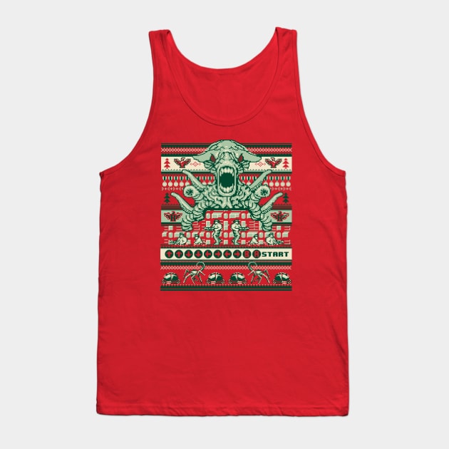 A Contra Family Christmas Tank Top by Blueswade